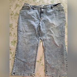 Lane Bryant size 26W acid washed jeans